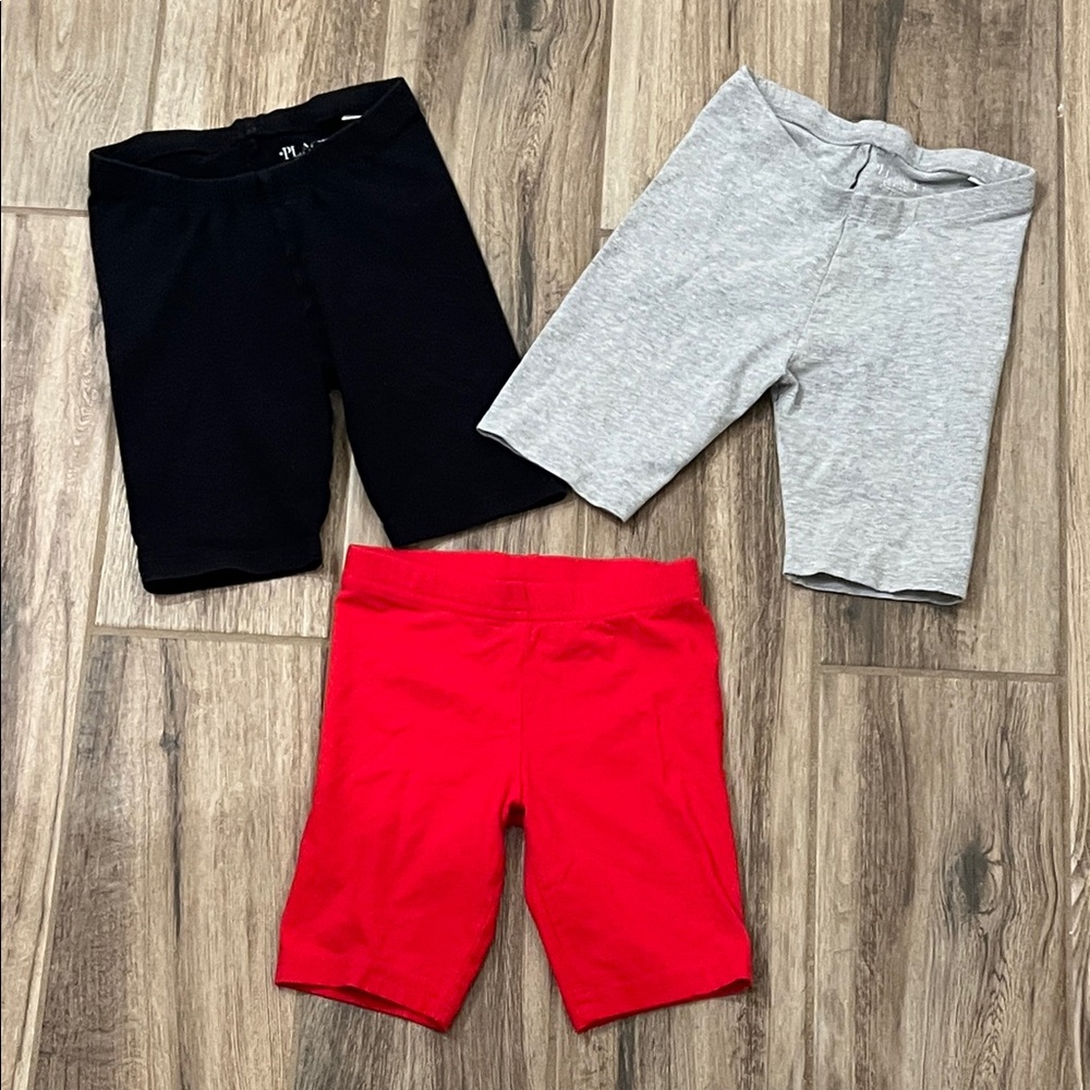 Place & Carter’s Kids Bike Shorts in Black, Gray, and Red